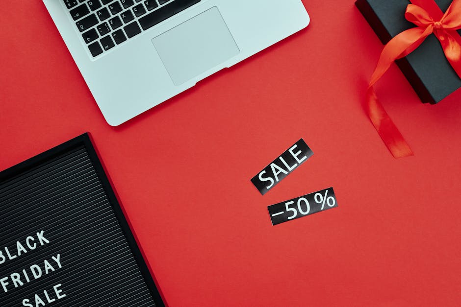 Black Friday laptop deal display