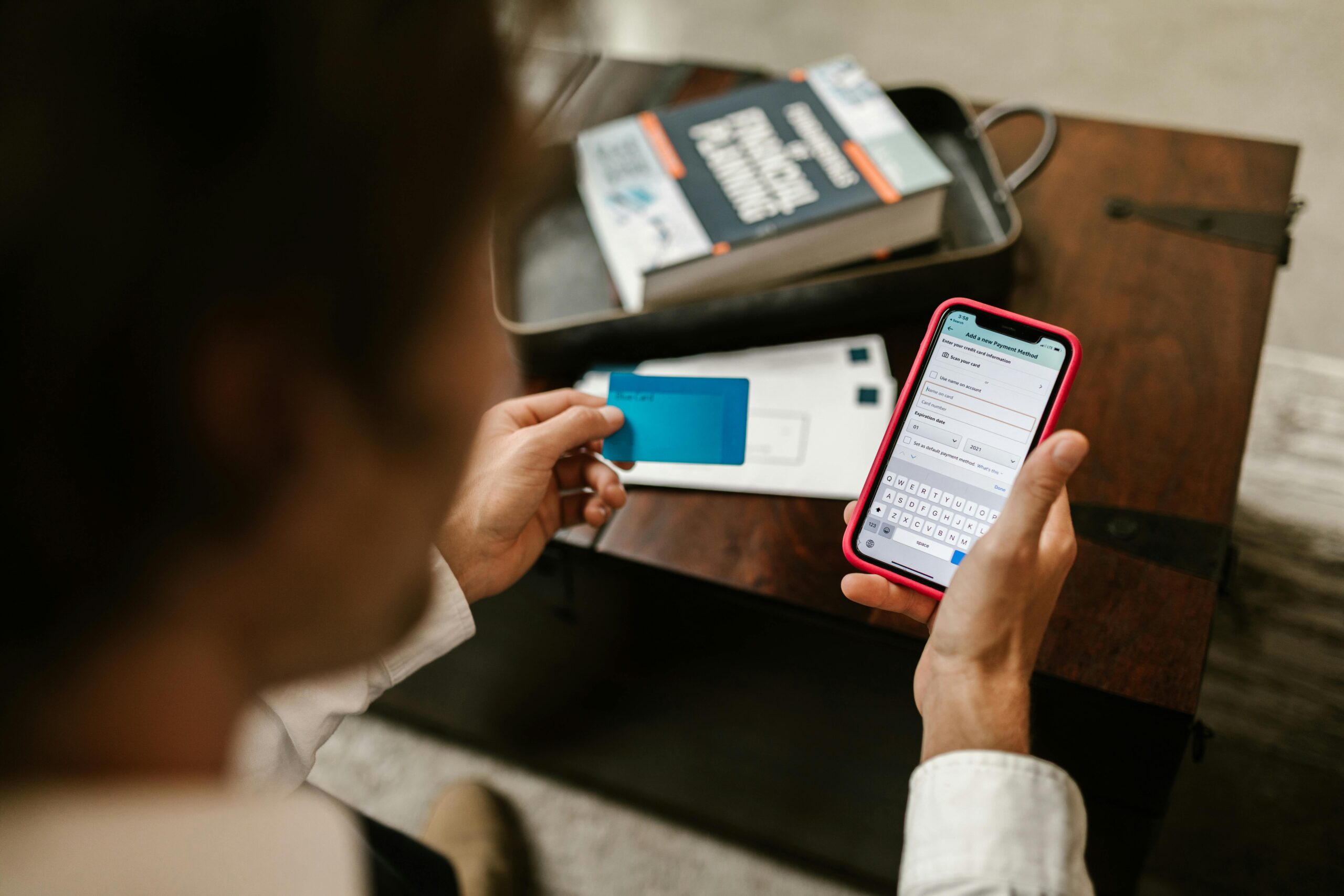 Credit score displayed on a phone app screen