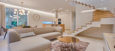 Modern apartment living room