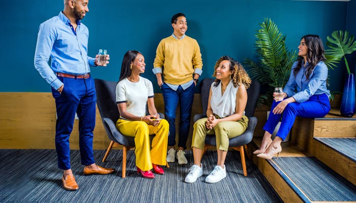 Friends celebrating at a social event