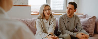 Person sitting quietly in nature