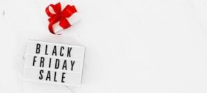 Sale signs in a shop window